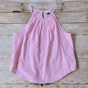 Universal Thread Pink Gingham Tank Top Size Large